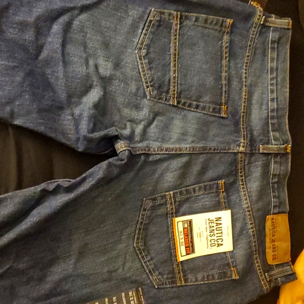 Navy blue Nautica jeans 35x32